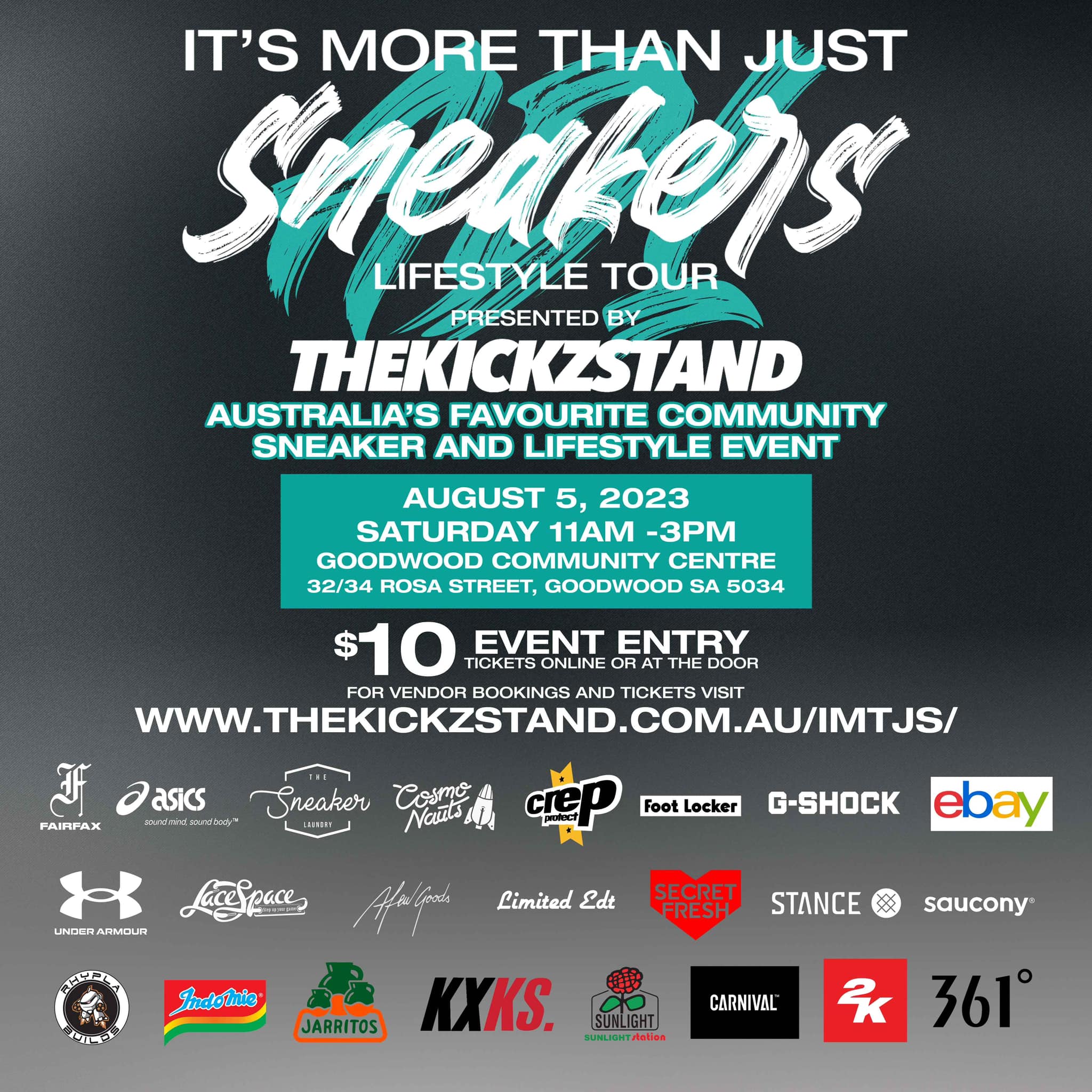 It's More Than Just Sneakers Adelaide Event August 5th – Saint Side