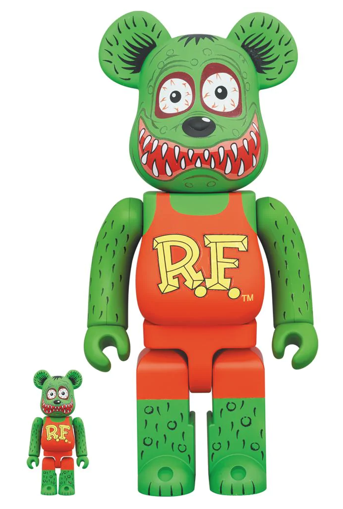 Medicom Toy BE@RBRICK - Rat Fink 100% & 400% Bearbrick – Saint Side