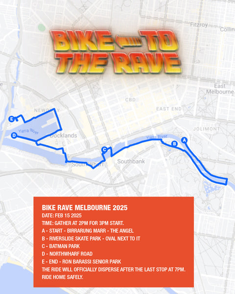 Melbourne Bike Rave This Saturday Feb 15th