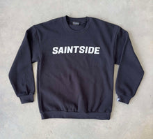 Load image into Gallery viewer, Saint Side 16th Anniversary Crewneck Black
