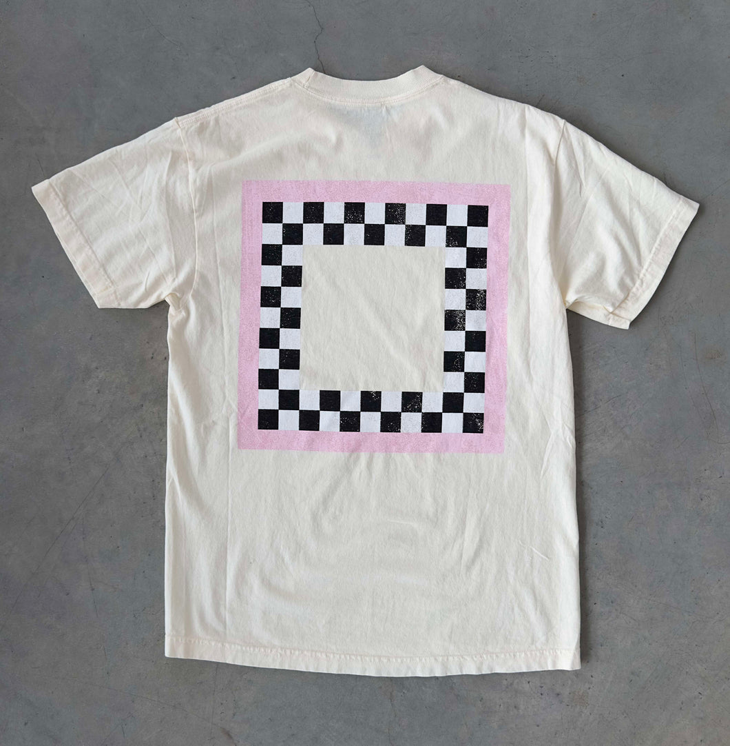 Saint Side Ignition T-shirt Washed Cream/Powder Pink