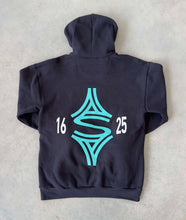 Load image into Gallery viewer, Saint Side 16th Anniversary Hoodie Black
