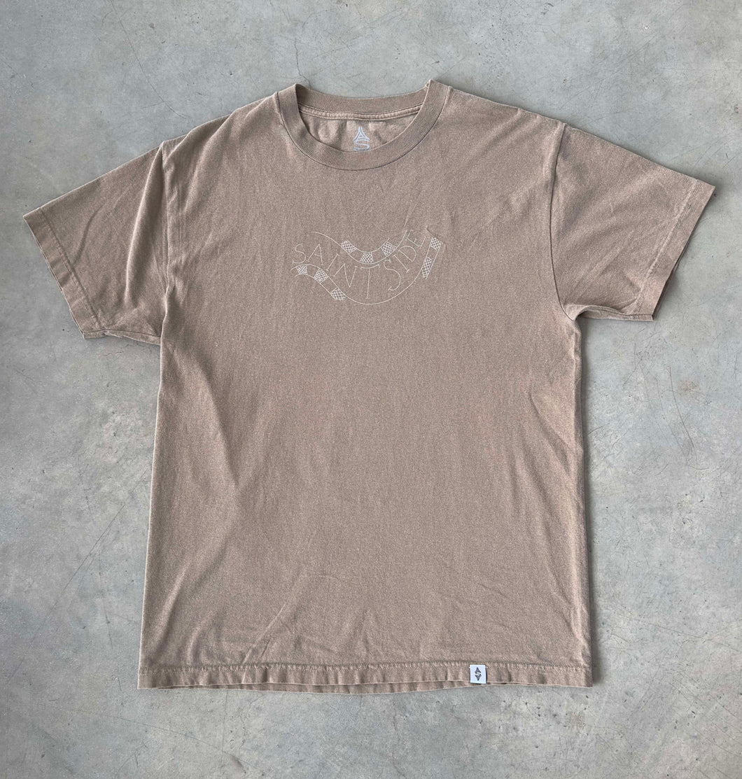 Saint Side Chicane T-shirt Washed Dark Sand