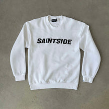 Load image into Gallery viewer, Saint Side 16th Anniversary Crewneck White
