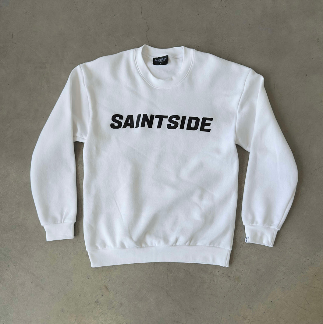 Saint Side 16th Anniversary Crewneck White