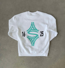 Load image into Gallery viewer, Saint Side 16th Anniversary Crewneck White
