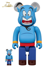 Load image into Gallery viewer, Medicom Toy BE@RBRICK - Genie from Disney&#39;s Aladdin 100% &amp; 400%
