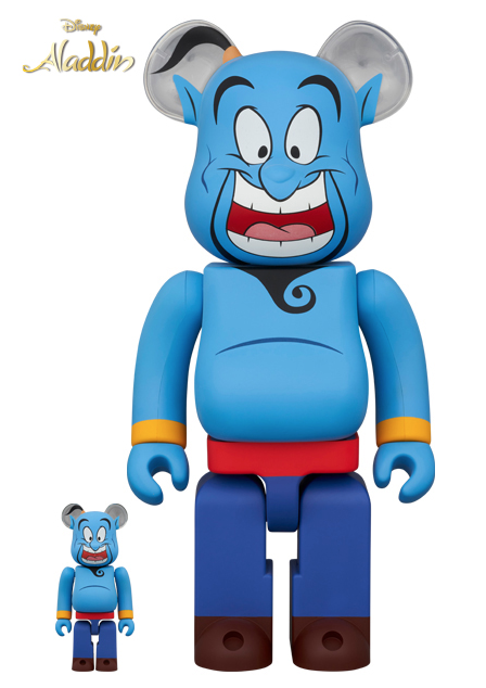 Medicom Toy BE@RBRICK - Genie from Disney's Aladdin 100% & 400%