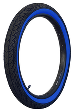 Load image into Gallery viewer, Tyre Arrow 20&quot; x 2.25&quot; Black with Blue Side Wall
