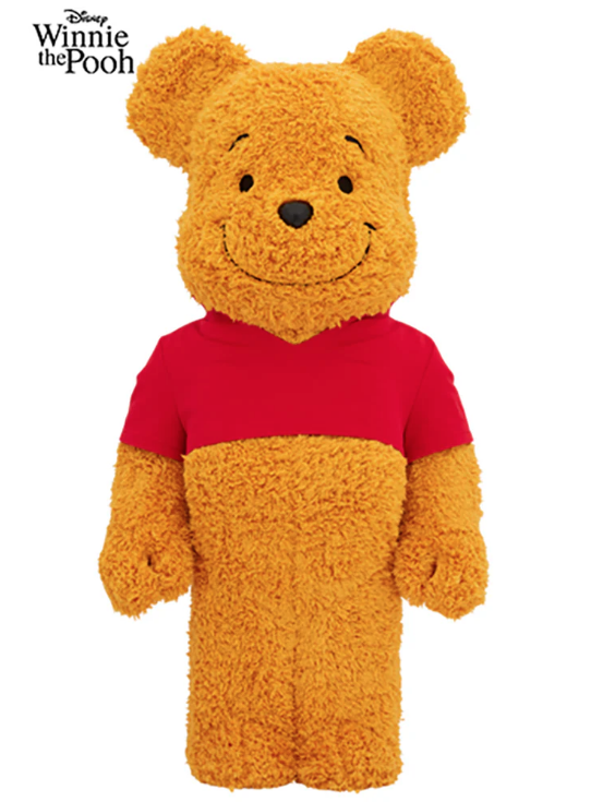 Medicom Toy BE@RBRICK - Winnie The Pooh Costume Version (Pile Fabric) 400%