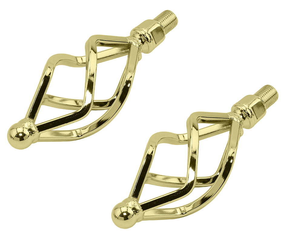 Twisted Pedals with Cage Oval 1/2