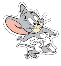 Load image into Gallery viewer, Medicom Toy Plush Tom &amp; Jerry Die Cut Cushion Tuffy Version
