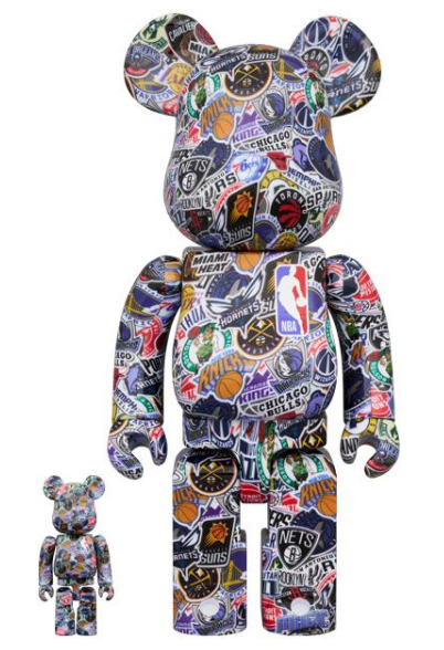 Medicom Toy BE@RBRICK - NBA 100% & 400% Set