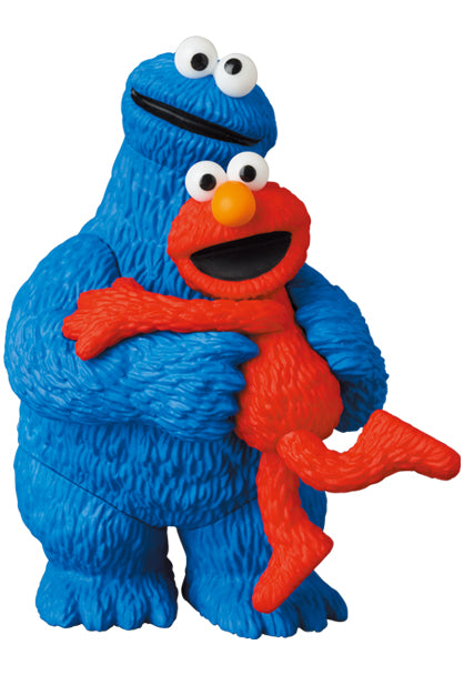 Medicom UDF Sesame Street Elmo and Cookie Monster Figure